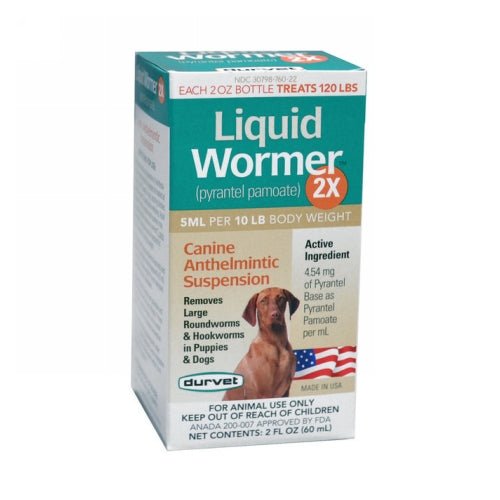 Durvet Liquid Wormer 2X for Dogs