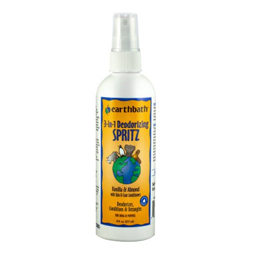 Earthbath Deodorizing Spritz, Vanilla Almond 8 oz