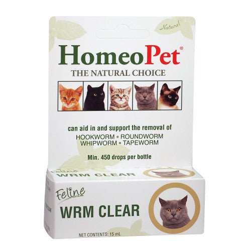 HomeoPet Feline WRM Clear Drops 15 ml