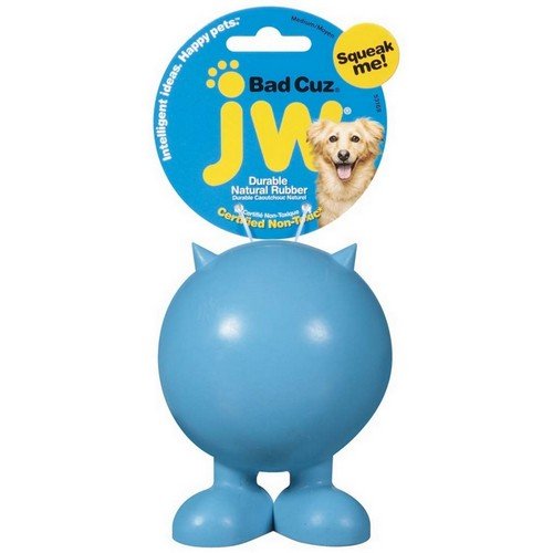 JW Pet Bad Cuz Rubber Dog Toy Medium
