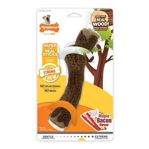 Nylabone Real Wood Stick Dog Chew Toy