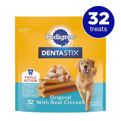 Pedigree DENTASTIX Dog Dental Treats, 32 Count