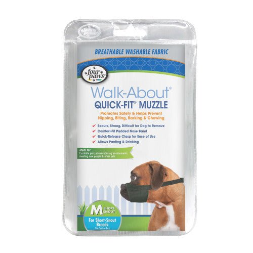 Four Paws Walk-About Quick-Fit Dog Muzzle