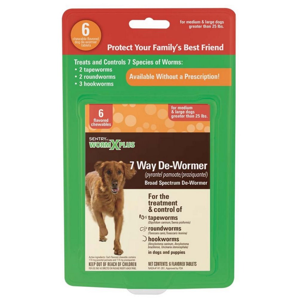 Sentry Worm X Plus De-Wormer for Dogs