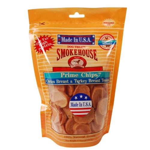 Smokehouse Prime Chips Dog Treats 8 Oz