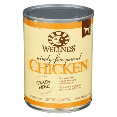 Wellness 95% Chicken Dog Food 13.2 Oz