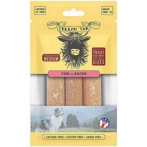 Yellow Yak Bacon Yum Chews 4.5 Oz