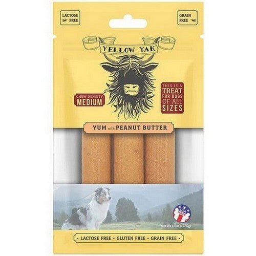 Yellow Yak Peanut Butter Yum Chews 4.5 Oz