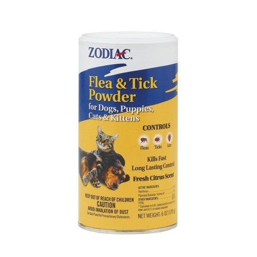 Zodiac Flea and Tick Powder, 6 Oz
